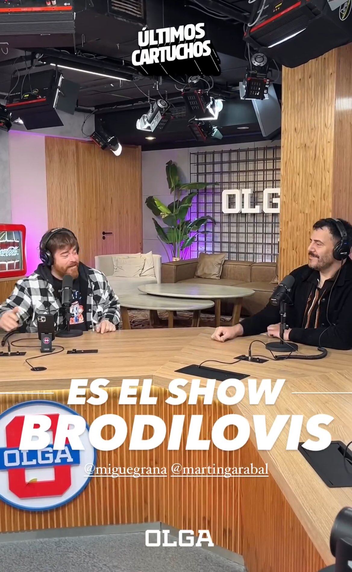 Volvió Últimos Cartuchos, el programa Migue Granados y Martín Garabal ahora en Olga