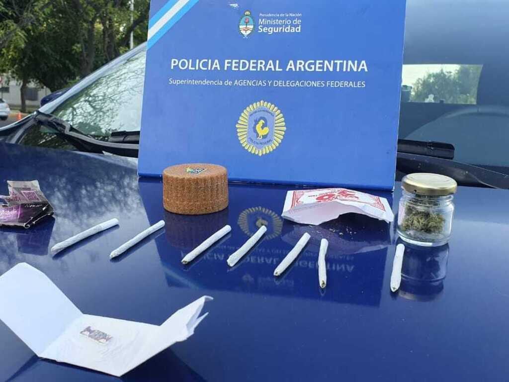 Lo secuestrado por la Policía Federal.