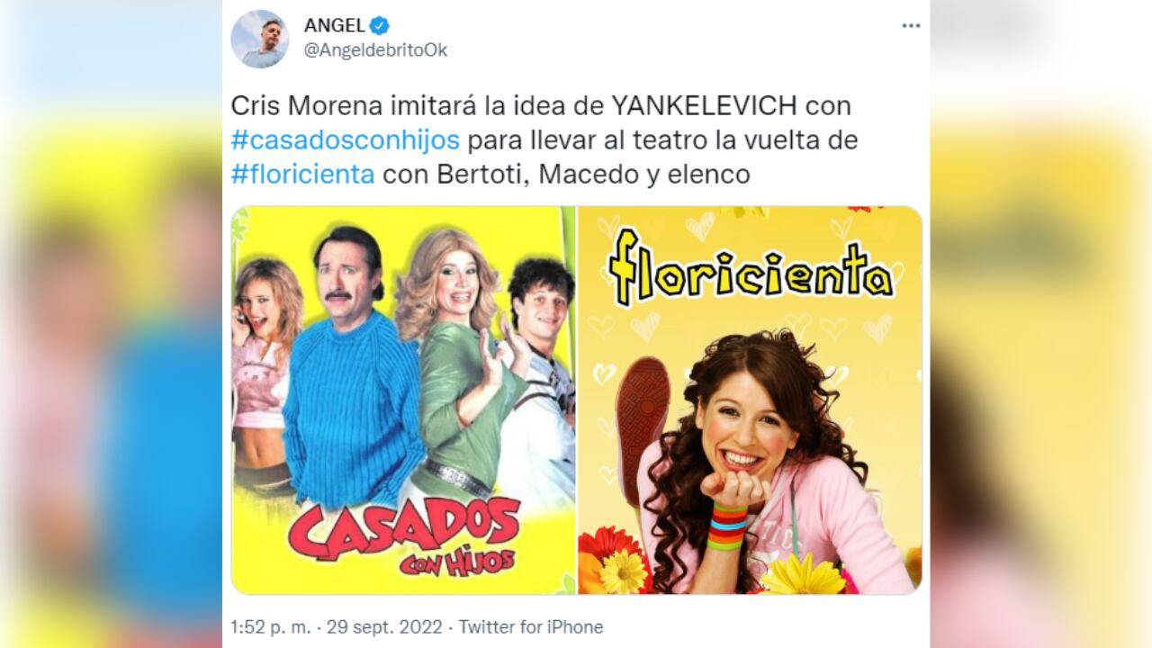 El tweet de Ángel de Brito.