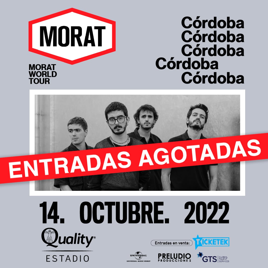 Las entradas para ver a Morat se agotaron en menos de una hora.