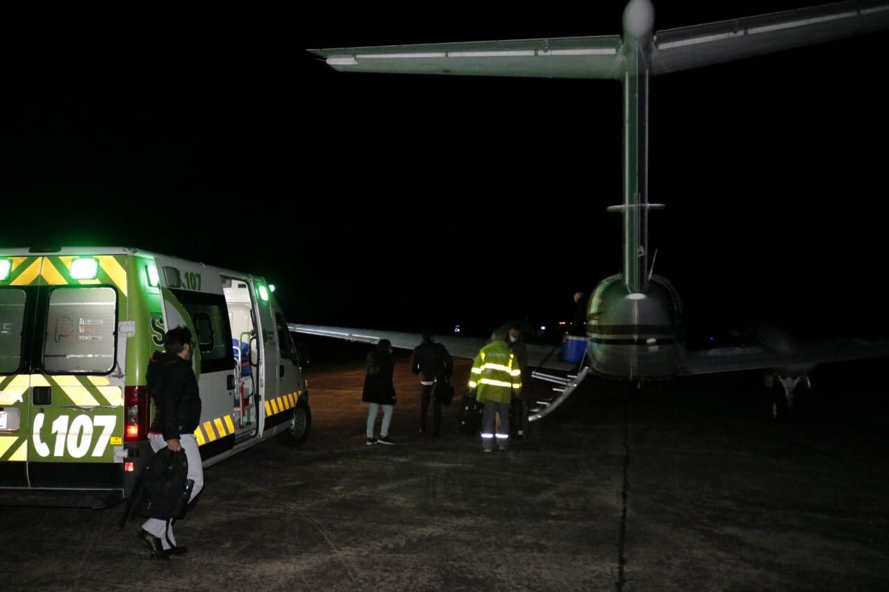 En un Vuelo Sanitario partieron órganos donados de una paciente fallecida en Tres Arroyos