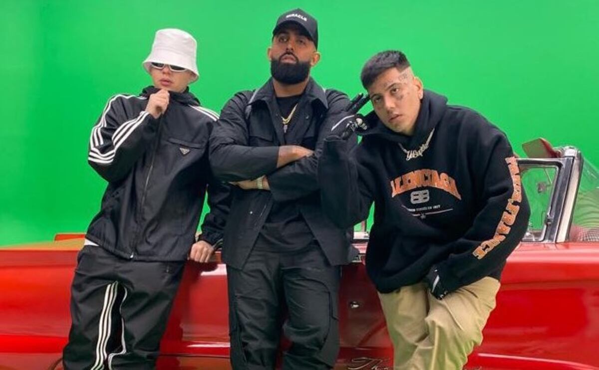 Bizarrap, Duki y Eladio Carrión compartieron un adelanto del videoclip de “Sin Frenos”
