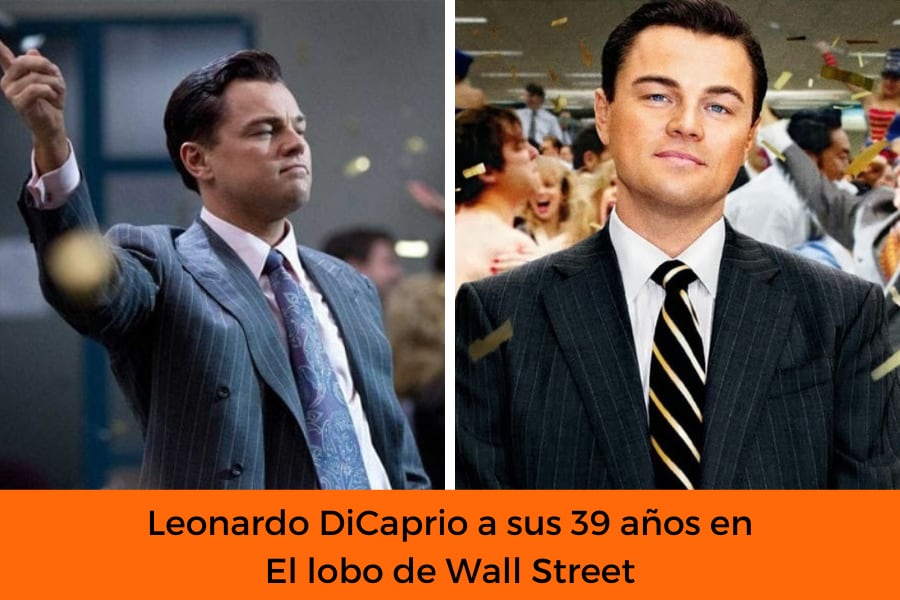 El antes y después de Leonardo DiCaprio.