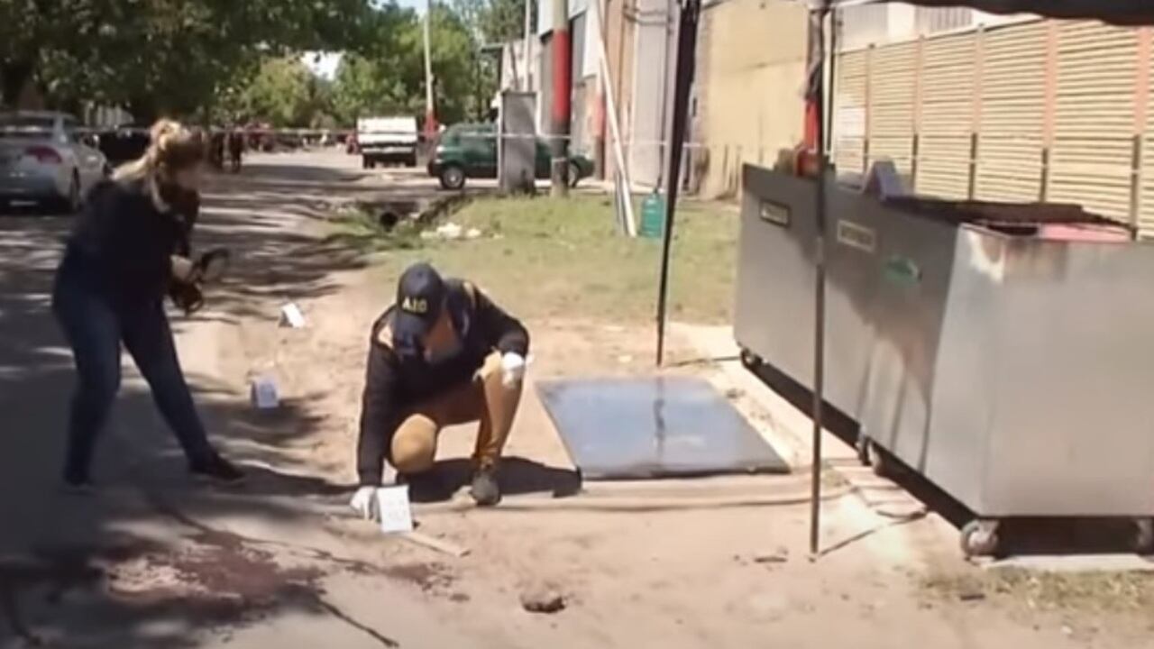 Balearon a dos choripaneros en Provincias Unidas y Amenábar. (Captura TV)