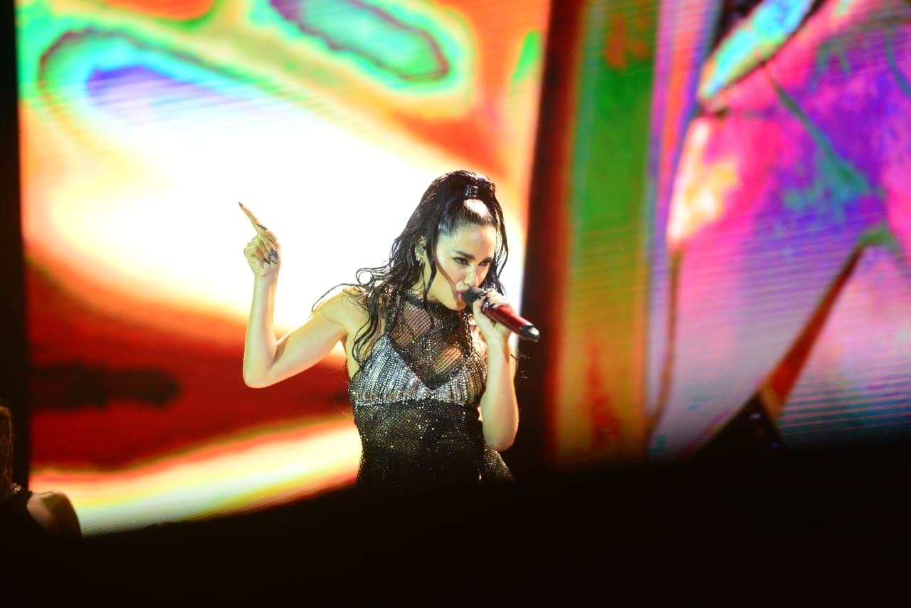 Lali en el Cosquín Rock 2024.