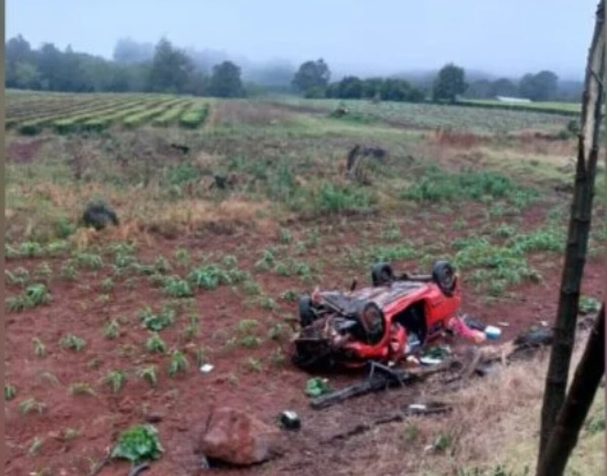 Accidente vial en Panambí dejó a un automovilista herido