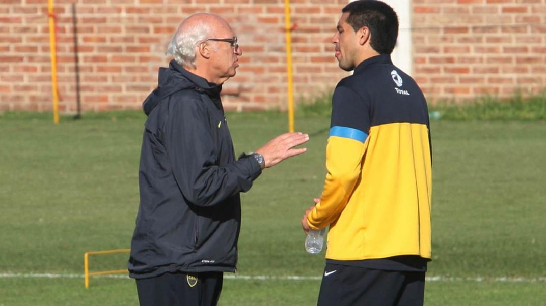 Bianchi y Riquelme, una dupla exitosa (Foto: Fotobaires).