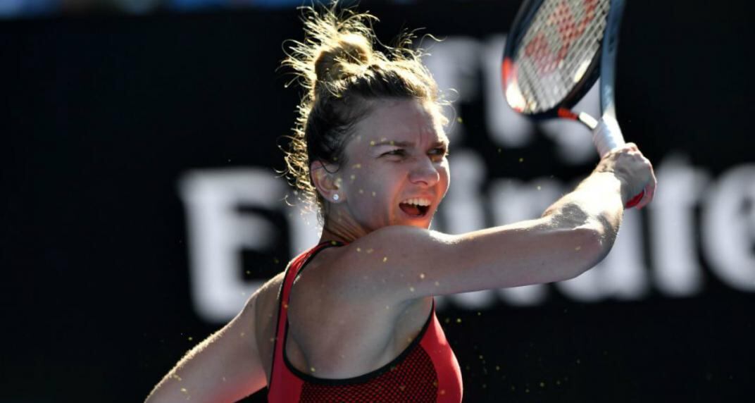 La rumana Simona Halep  supo ser número 1 del mundo. Foto: @AustralianOpen.