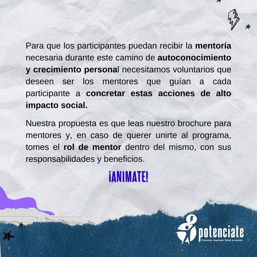 Programa "Potenciate". Instagram/@fundacionlideresdeansenuza