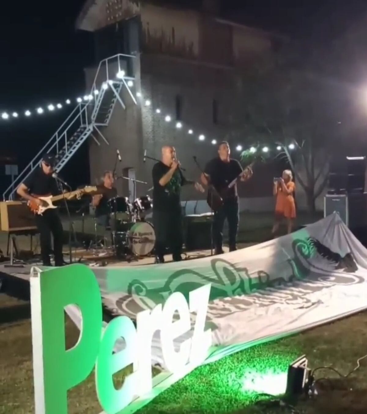El sábado de Pérez a pura música