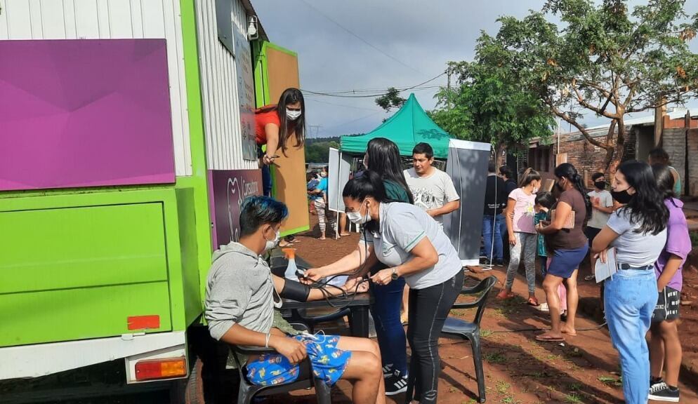 Nuevo Operativo Integral de Salud tuvo lugar en el barrio Néstor Kirchner de la ciudad de Posadas.