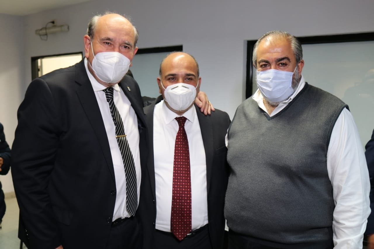 Rubén Rivarola, Juan Luis Manzur y Héctor Daer, en San Miguel de Tucumán.