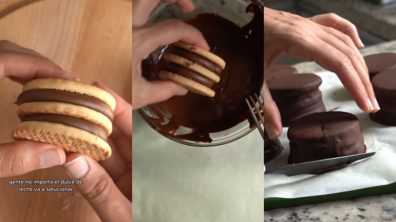 Receta viral de alfajor casero