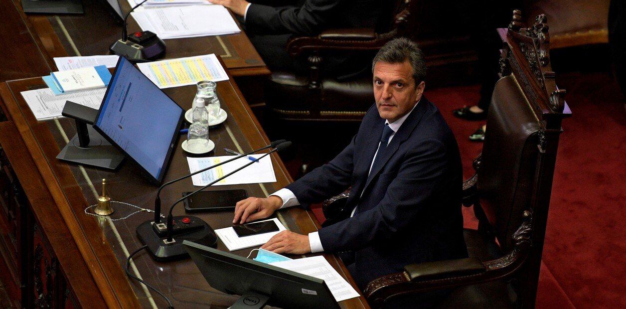 El presidente de la Cámara de Diputados, Sergio Massa.