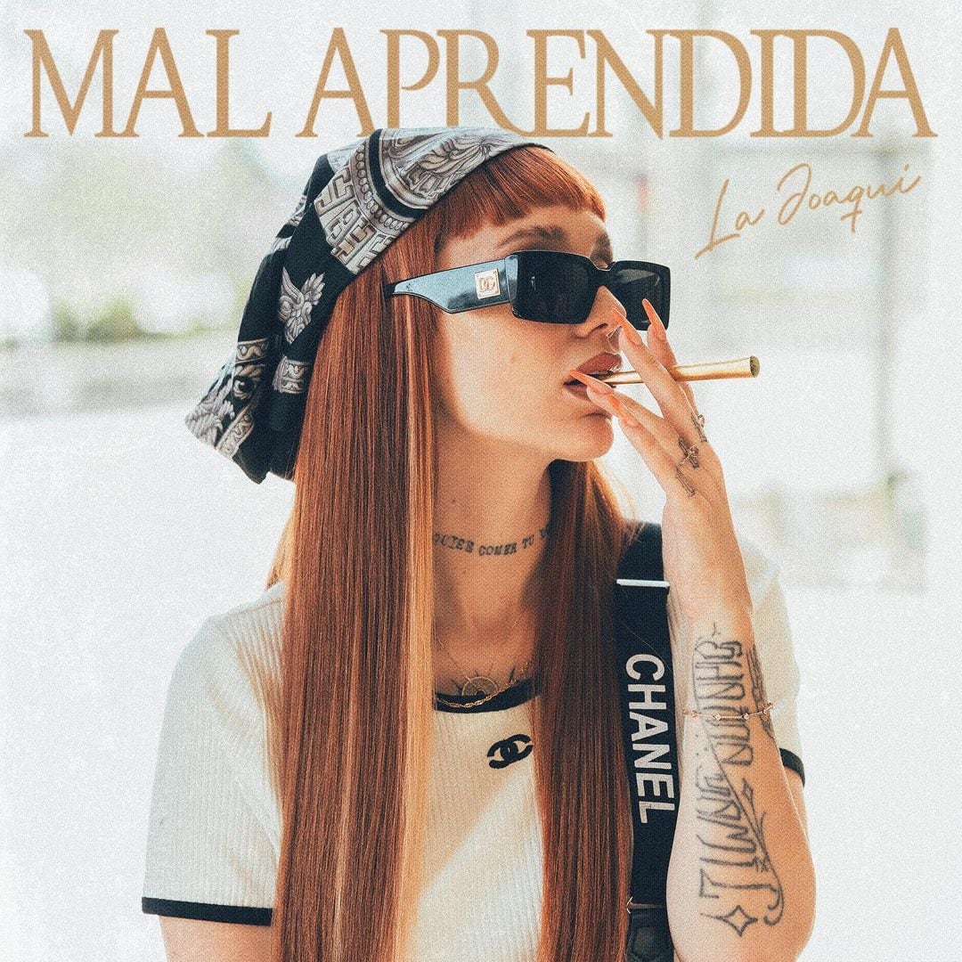 Portada de "Mal Aprendida", el próximo álbum de La Joaqui. Gentileza Instagram.