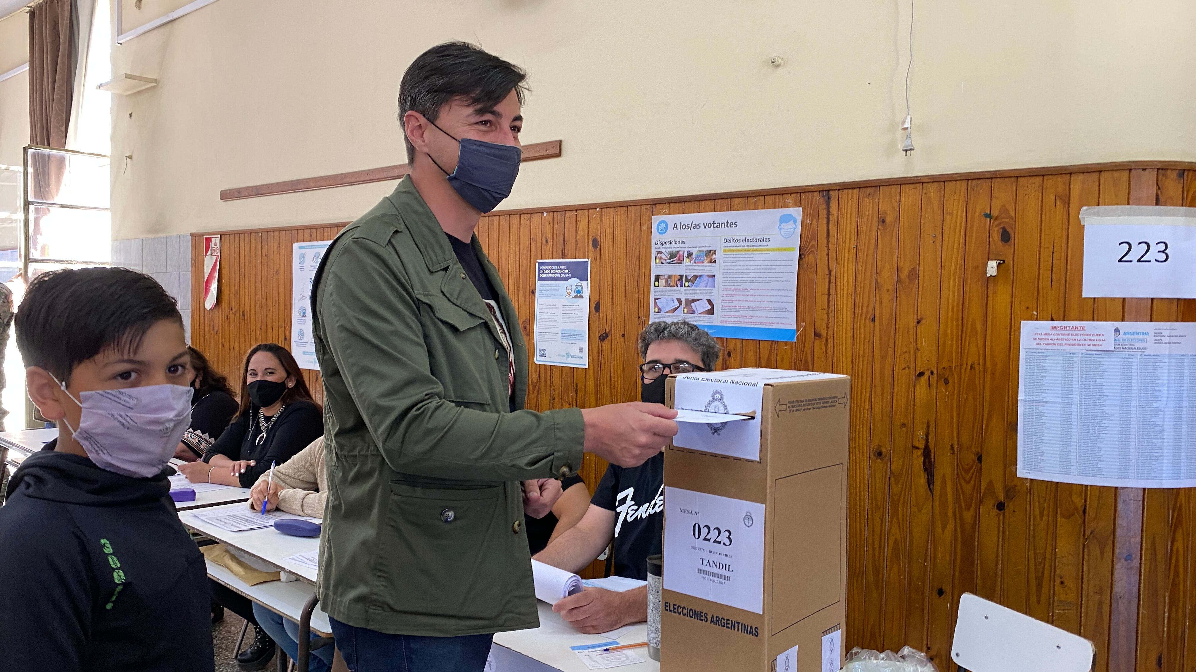 Así fue la votación en Tandil en horas de la mañana.