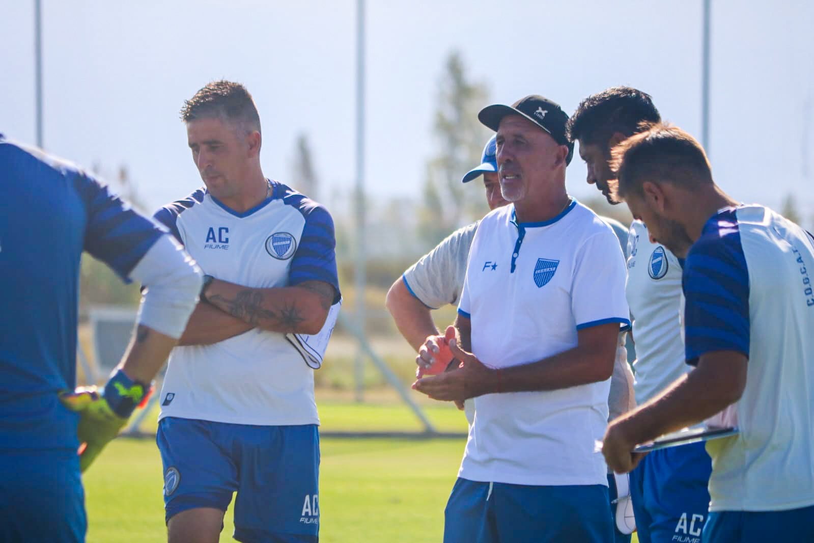 Daniel Oldrá, junto a Nelson Ibañez, Nicolás Olmedo, Guillermo Franco y Marcelo Marcucci se harán cargo del plantel / Prensa Godoy Cruz.