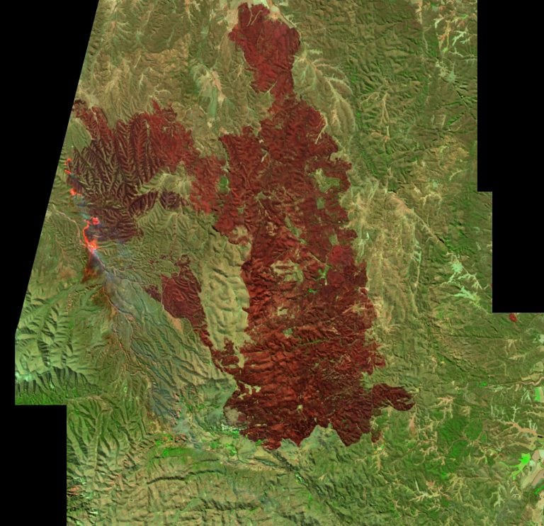 Análisis de incendios por Conae