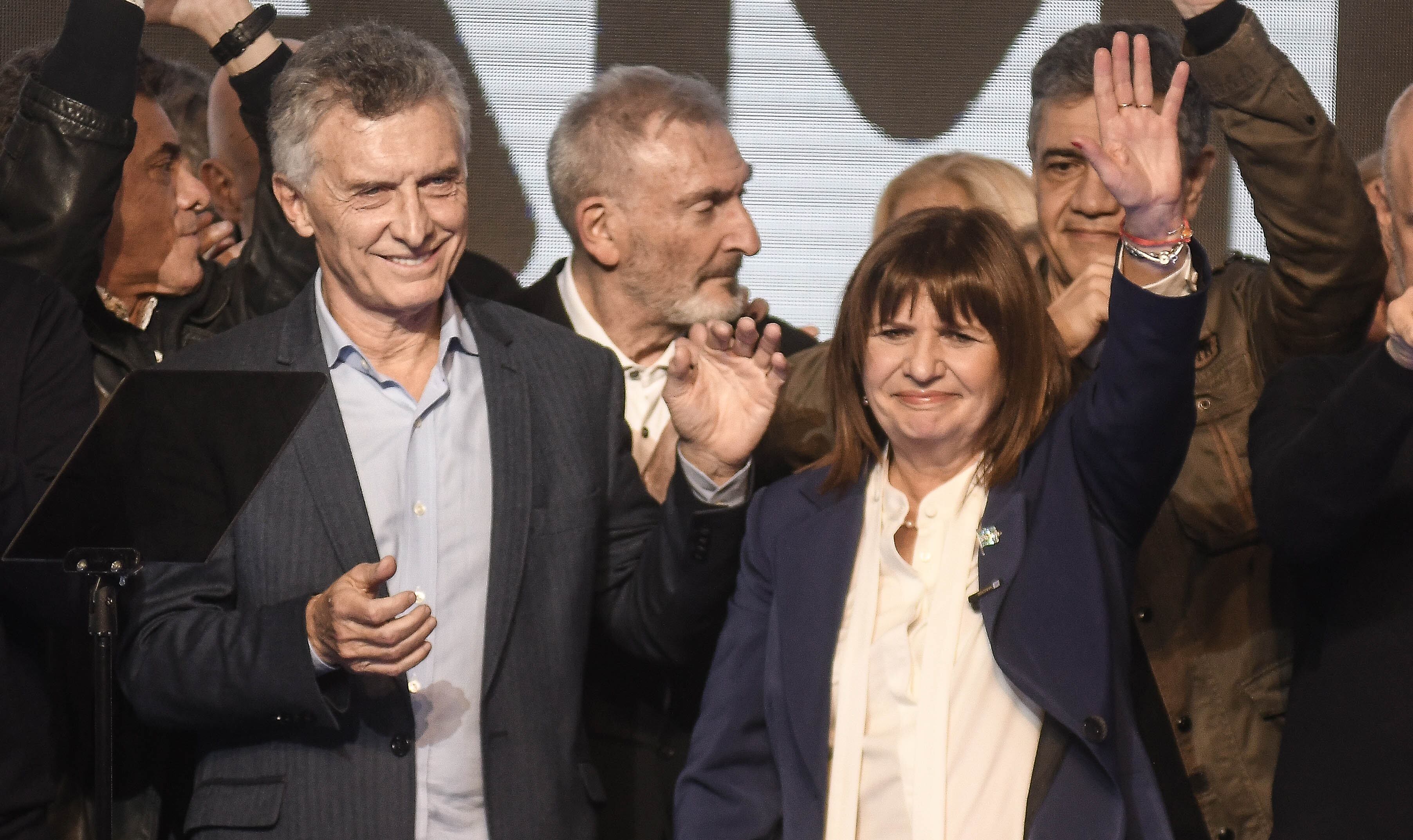 Mauricio Macri y Patricia Bullrich. Foto Federico Lopez Claro