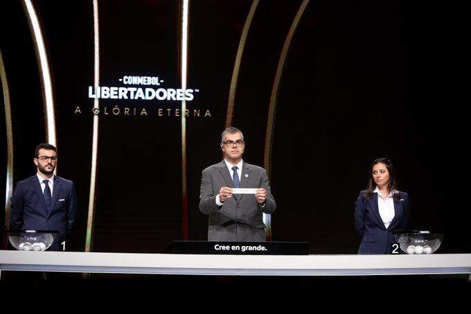 El sorteo de la Copa Libertadores 2022, con varios argentinos como protagonistas. 