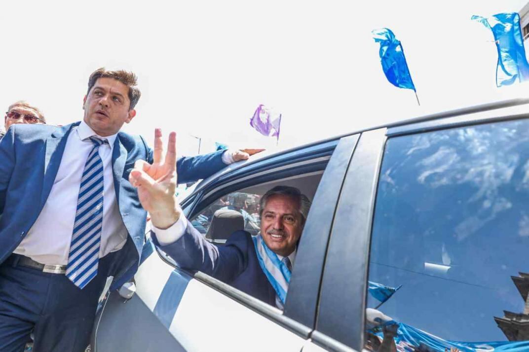 Alberto Fernández cuando asumió como presidente de la Argentina en 2019