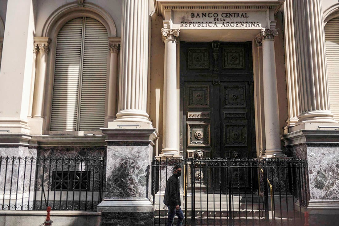 Frente del Banco Central de la República Argentina.