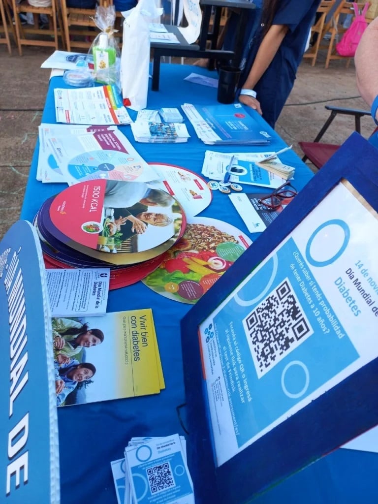 Jornada de concientización sobre diabetes en la Costanera de Posadas