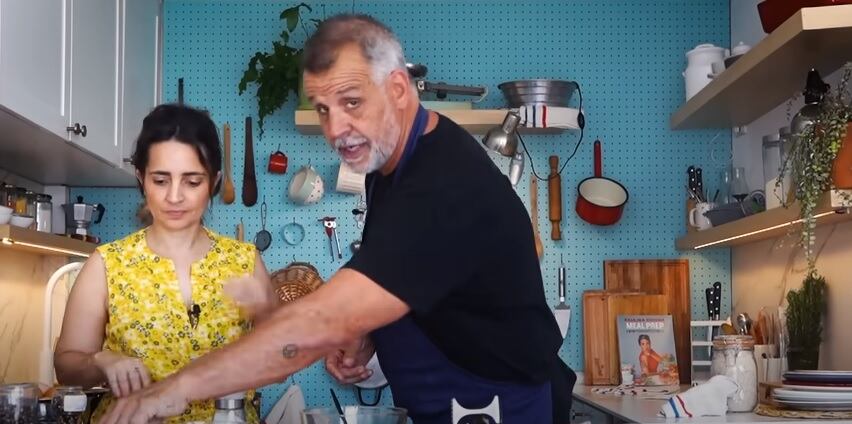 Christian Petersen enseñó a hacer milanesas perfectas con Paulina Cocina