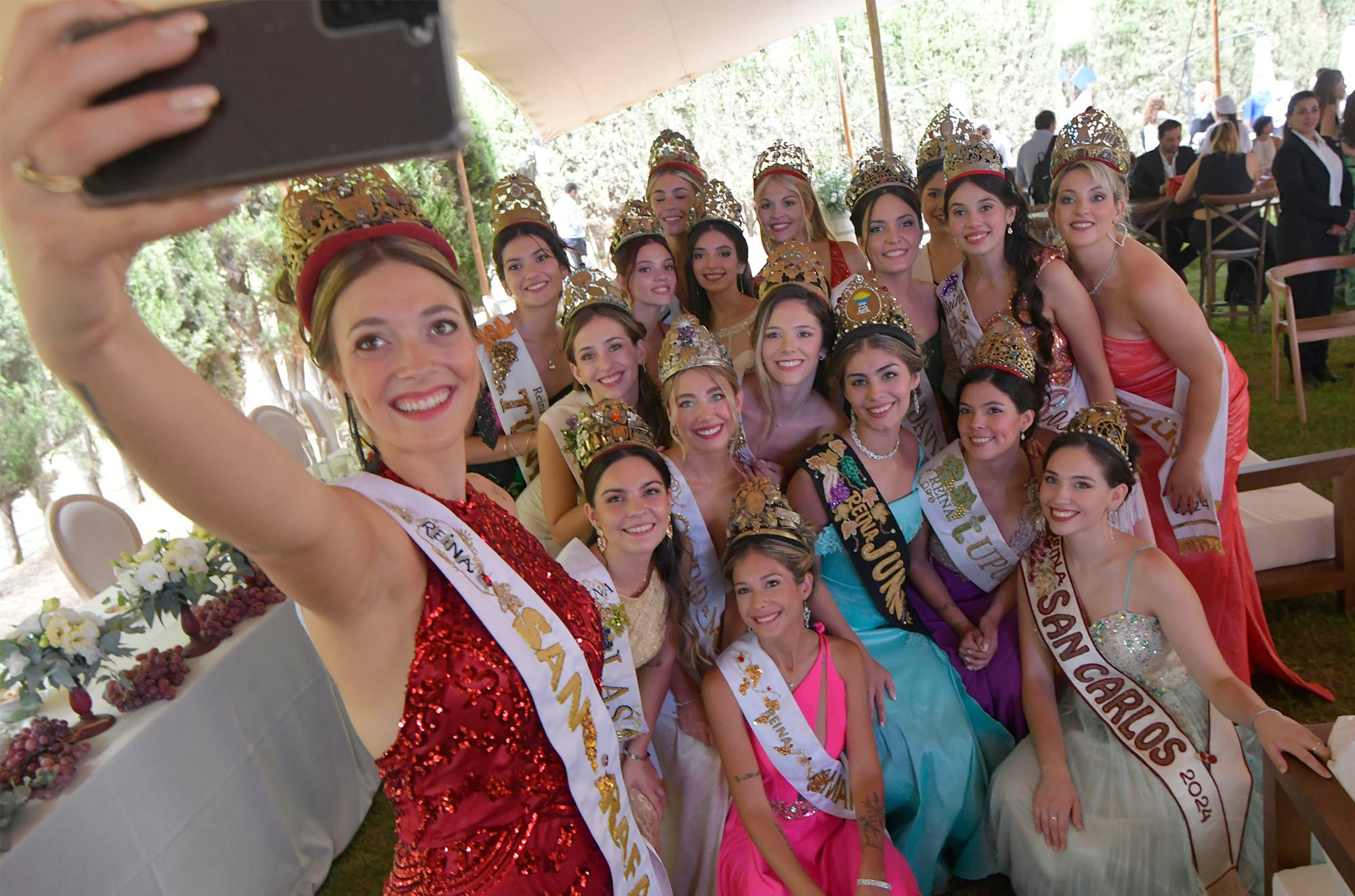 Las reinas de Vendimia 2024.