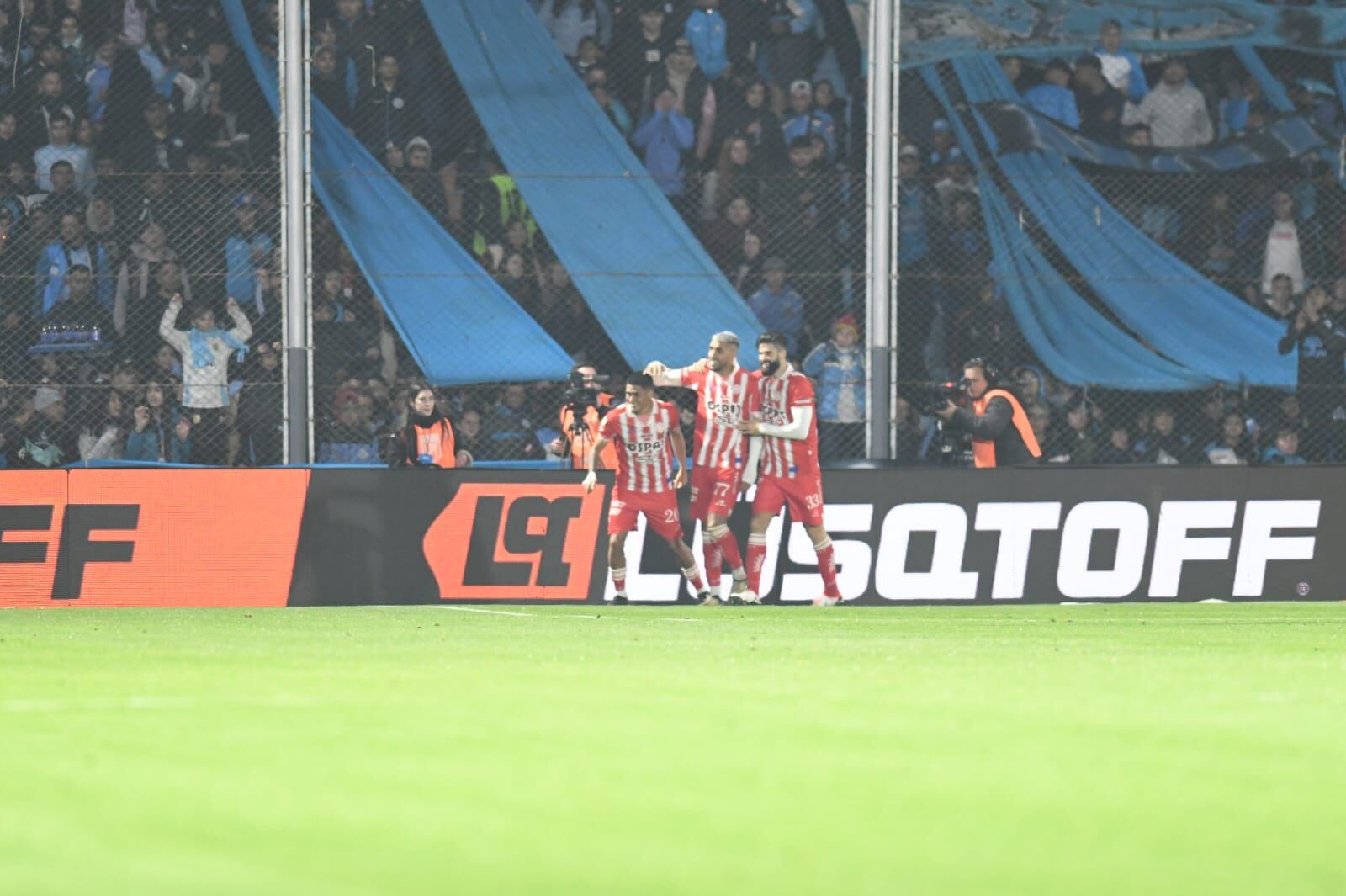 Belgrano empató 1-1 con Unión en el Gigante de Alberdi por la Liga Profesional. (Facundo Luque / La Voz)