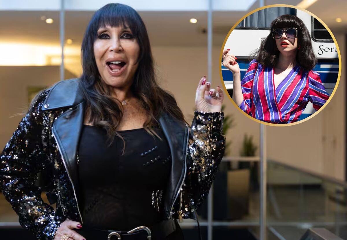 ¡Igualitas! Se filtraron las primeras fotos de Sofía Gala interpretando a Moria Casán en la nueva serie biopic de Netflix