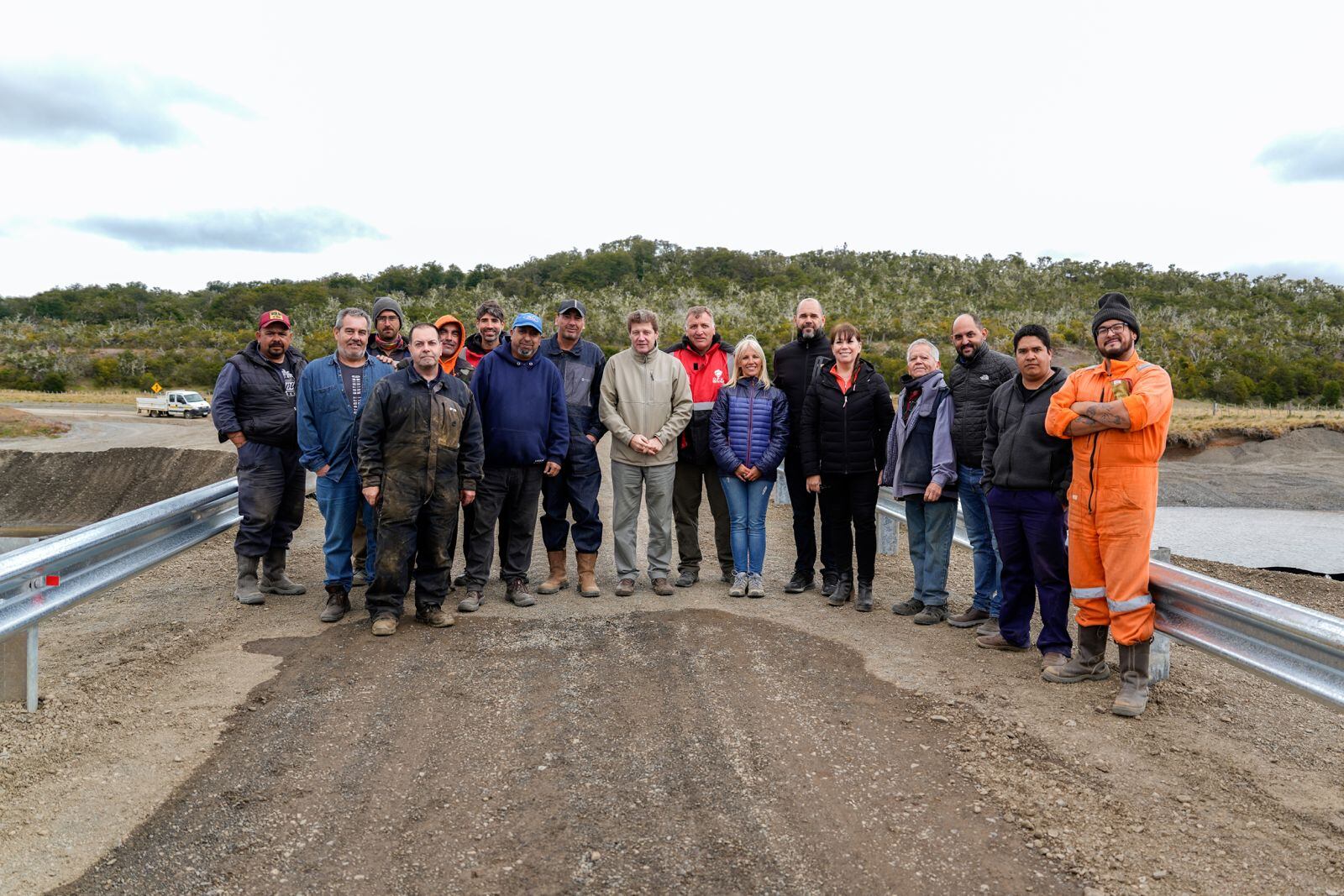 Recorrida por los trabajos finalizados del puente Radman