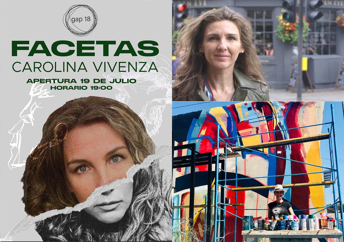 Gap 18 presenta este 19 de julio “Facetas” de Carolina Vivenza