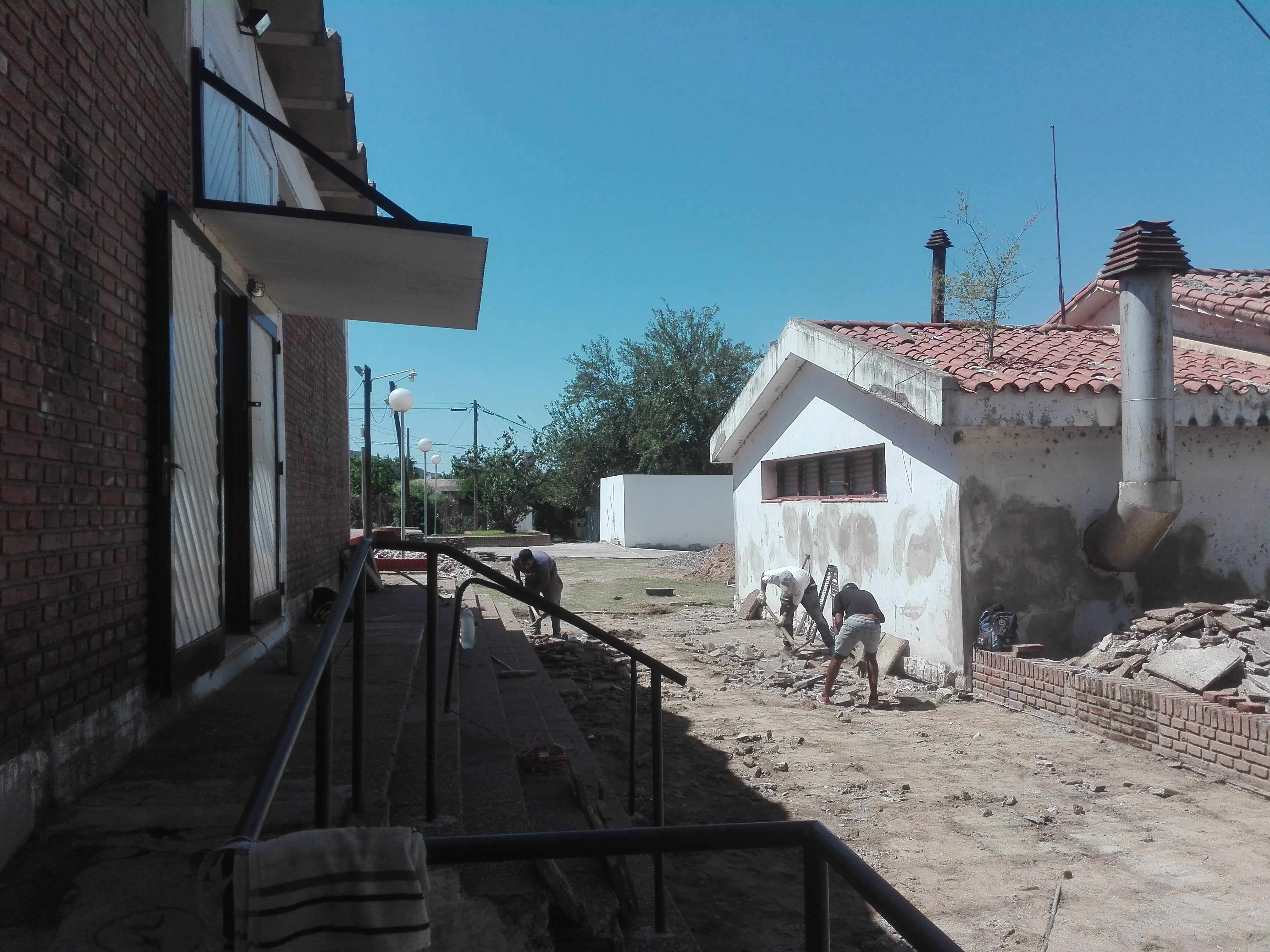 Trabajos en la escuela Proa