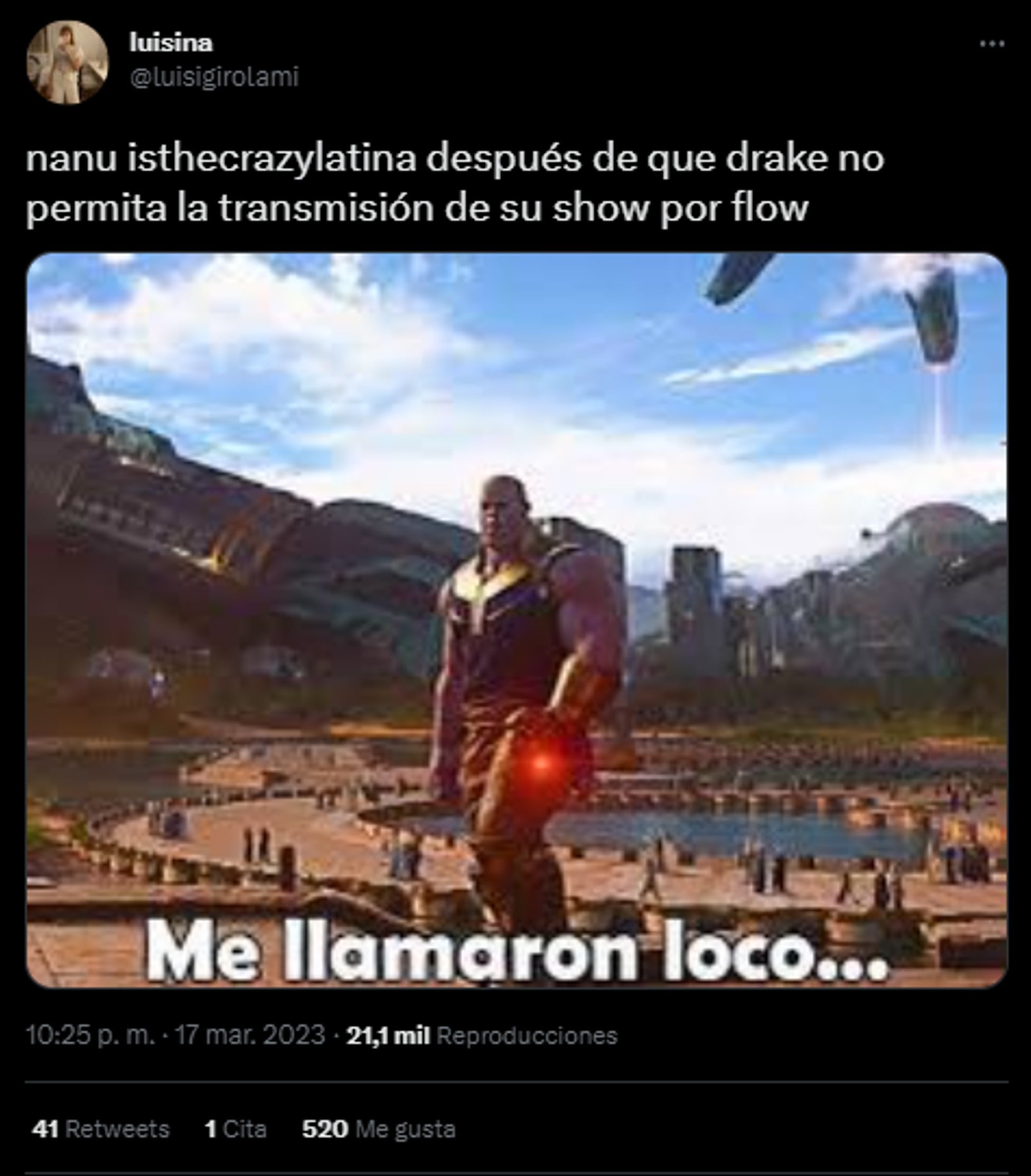 Los mejores memes que dejó la decisión de Drake de suspender el show vía streaming.