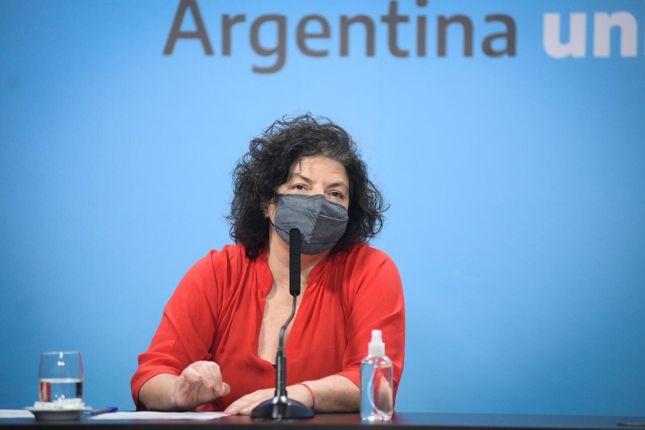 Carla Vizzotti, ministra de Salud de la Nación.