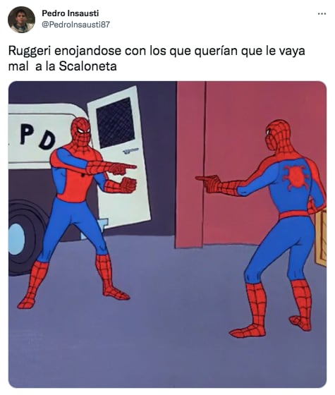 Los memes del enojo de Oscar Ruggeri.