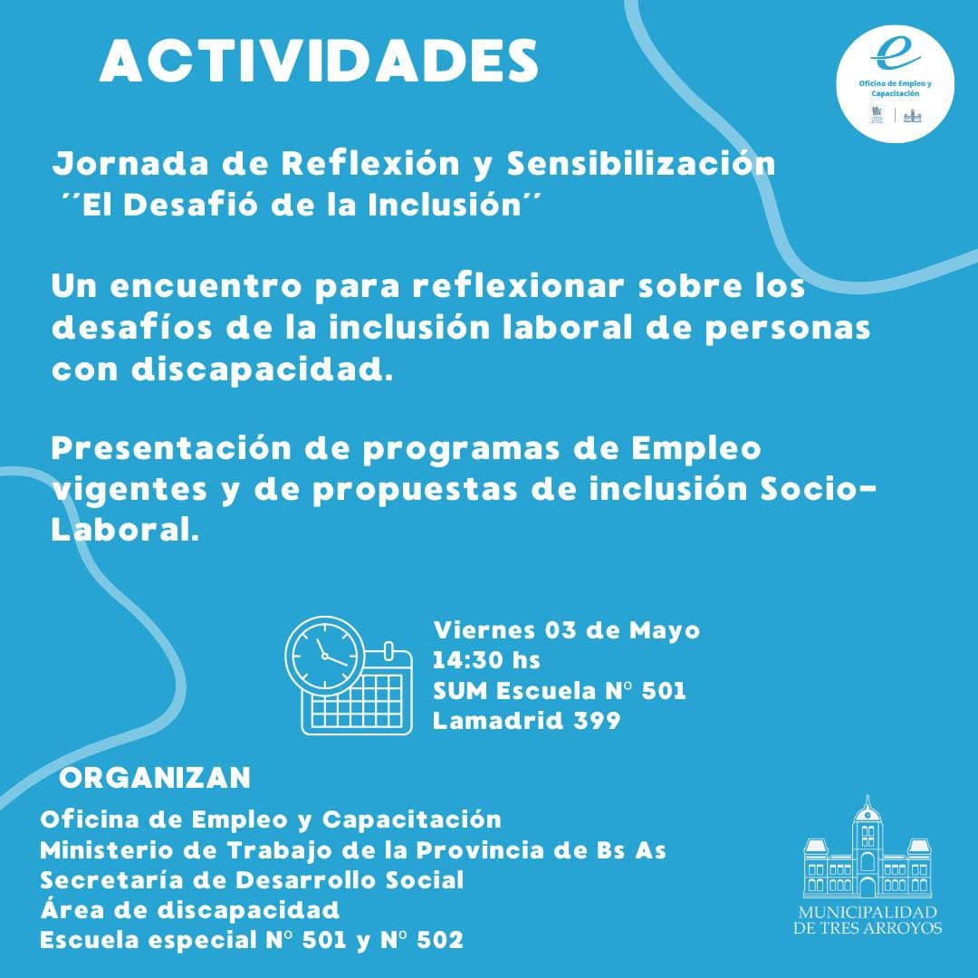 Jornada sobre discapacidad y empleo en la Escuela 501