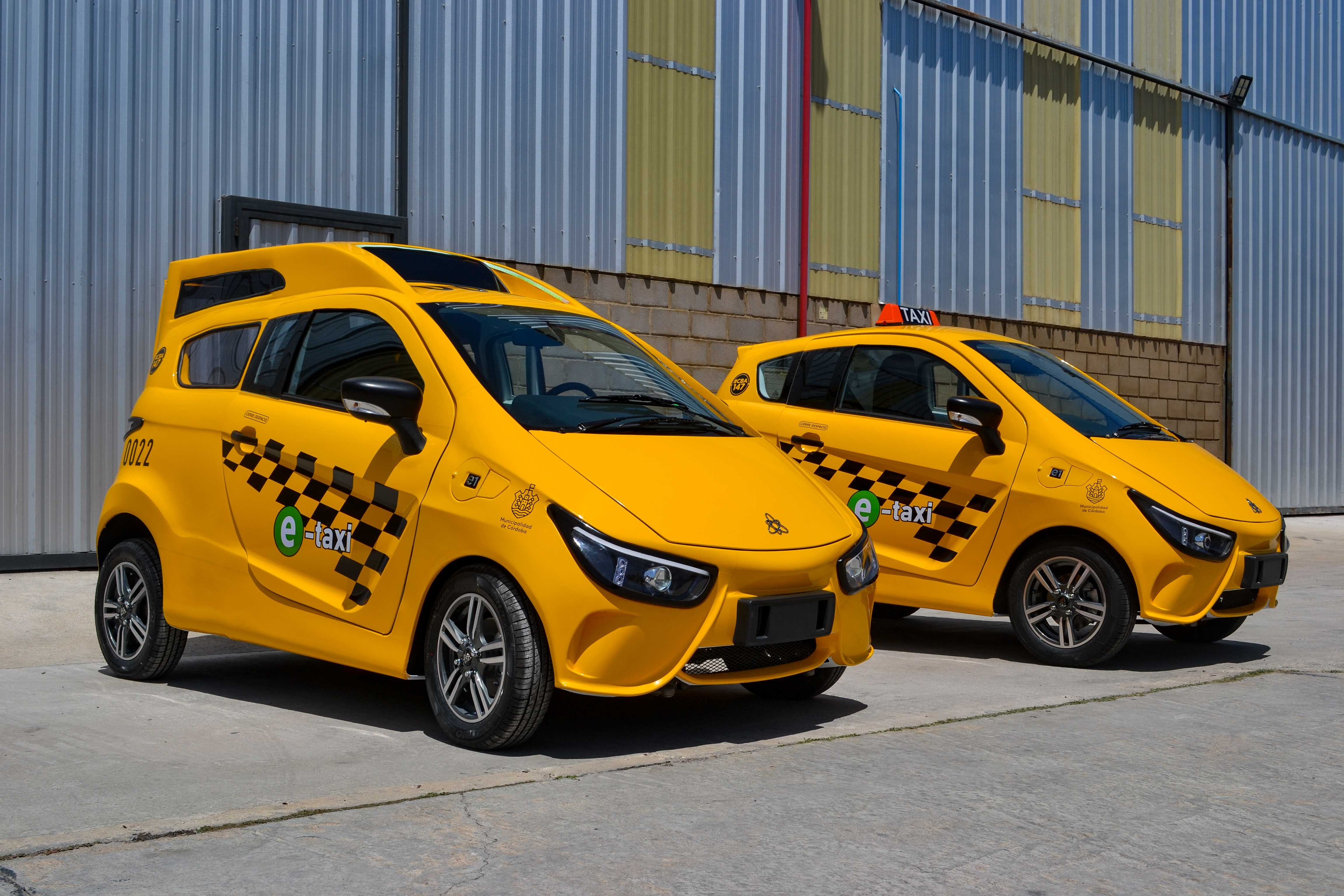 Volt Motors presentó dos nuevos vehículos eléctricos para ser utilizados como taxis. (Gentileza Volt Motors)