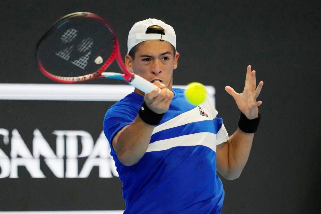 Sebastián Báez se juega la clasificación a la próxima ronda (AP)