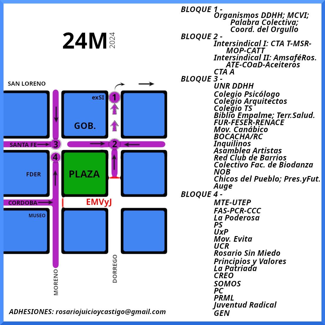 Se partirá de la Plaza San Martín