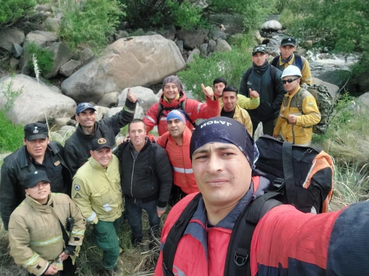 Policía extraviado en el Salto de la negra Libre