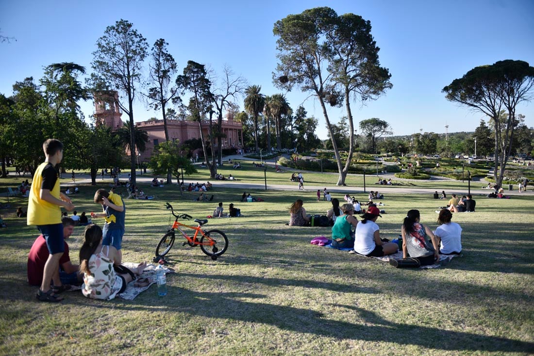 Reapertura del Parque del Chateau, que estuvo cerrado desde el inicio de la cuarentena. (Ramiro Pereyra/ La Voz)