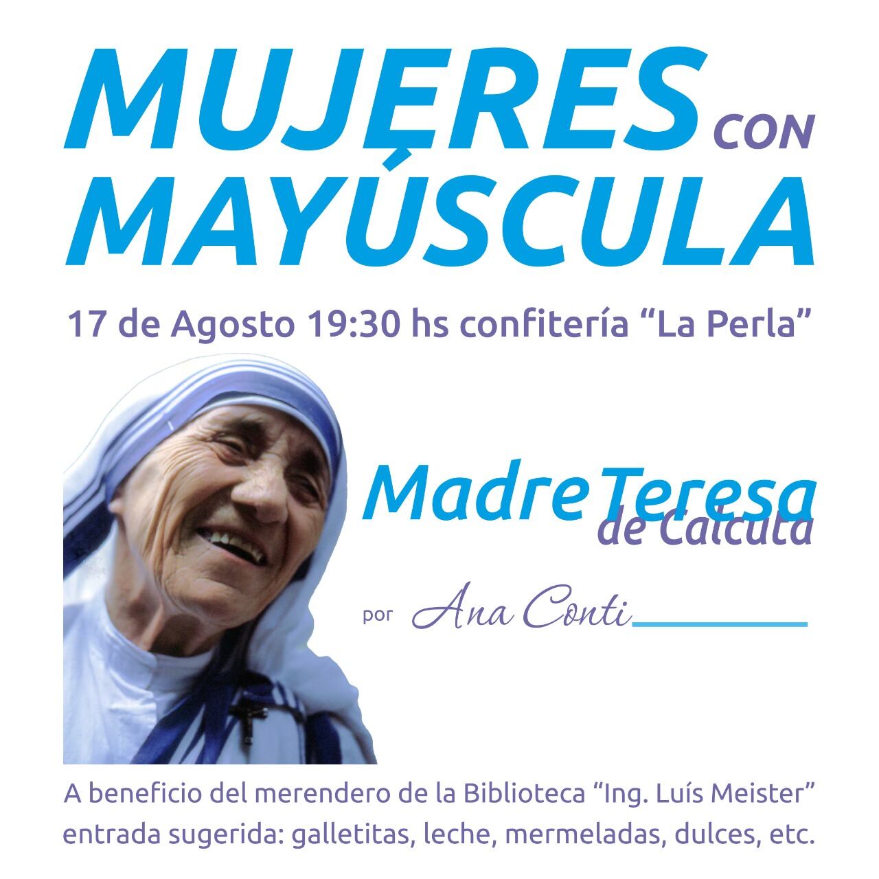 Nuevo encuentro del ciclo “Mujeres con Mayúsculas”