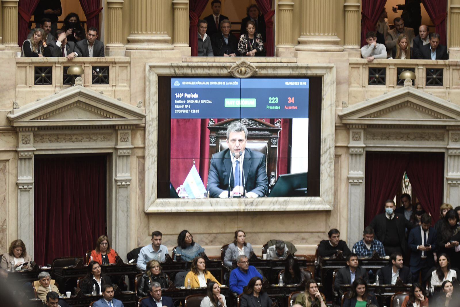 Sergio Massa renuncia a la presidencia de la Cámara de Diputados