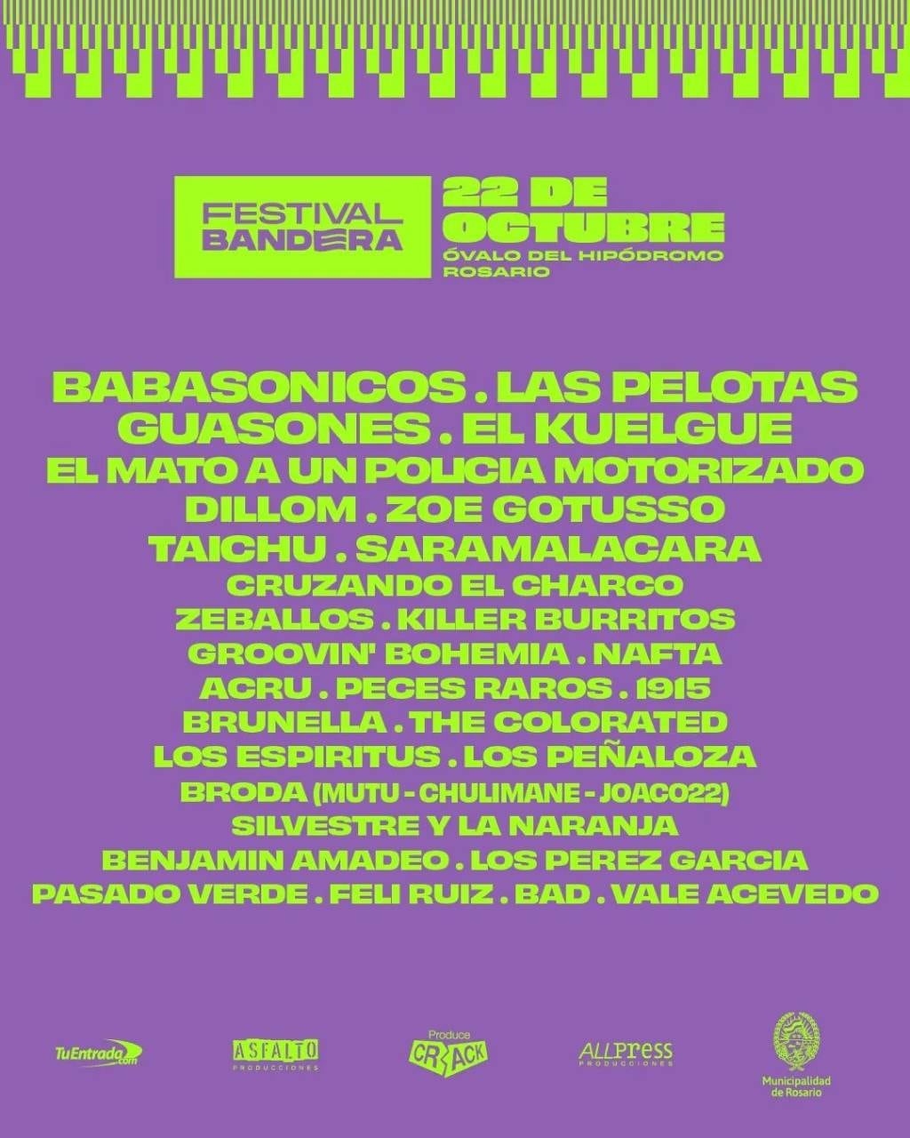 La lista de bandas y artistas invitados se confirmó este martes a la mañana.