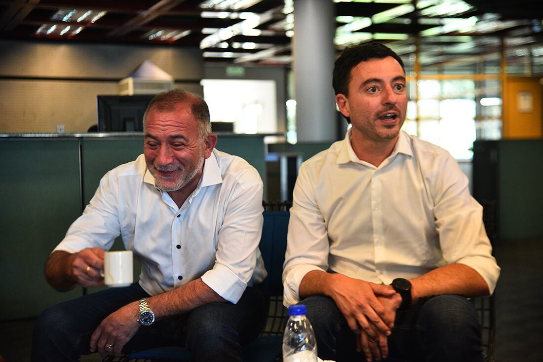 Luis Juez y Rodrigo de Loredo, con las candidaturas aún por definirse (foto Pedro Castillo).