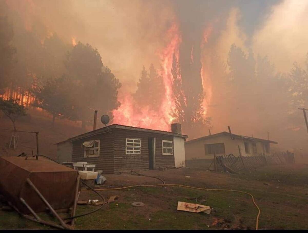 “Nos estamos quemando vivos”, el duro relato de una joven sobre los incendios de la Comarca Andina
