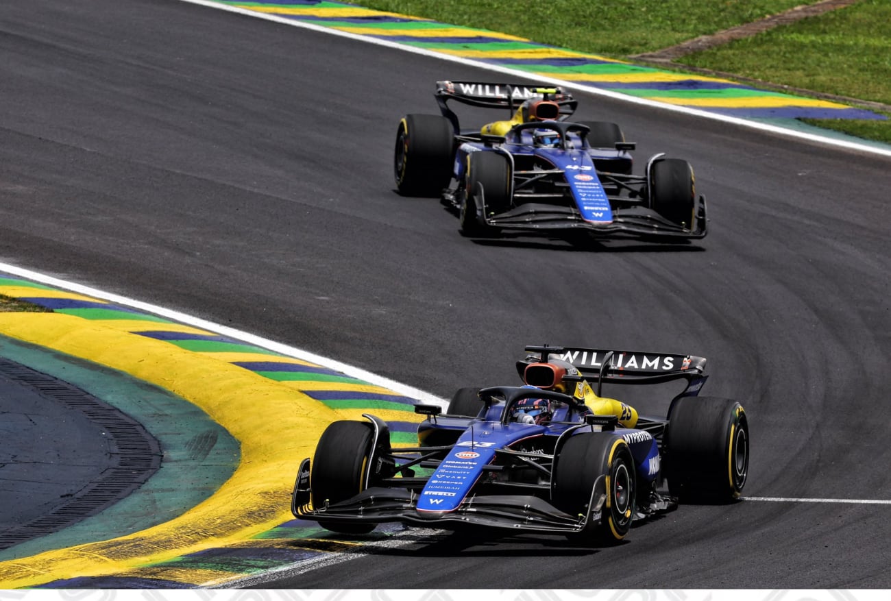 Colapinto cerró una buena actuación, y alcanzó el puesto 12 en la Sprint de Interlagos. /Foto: Williams