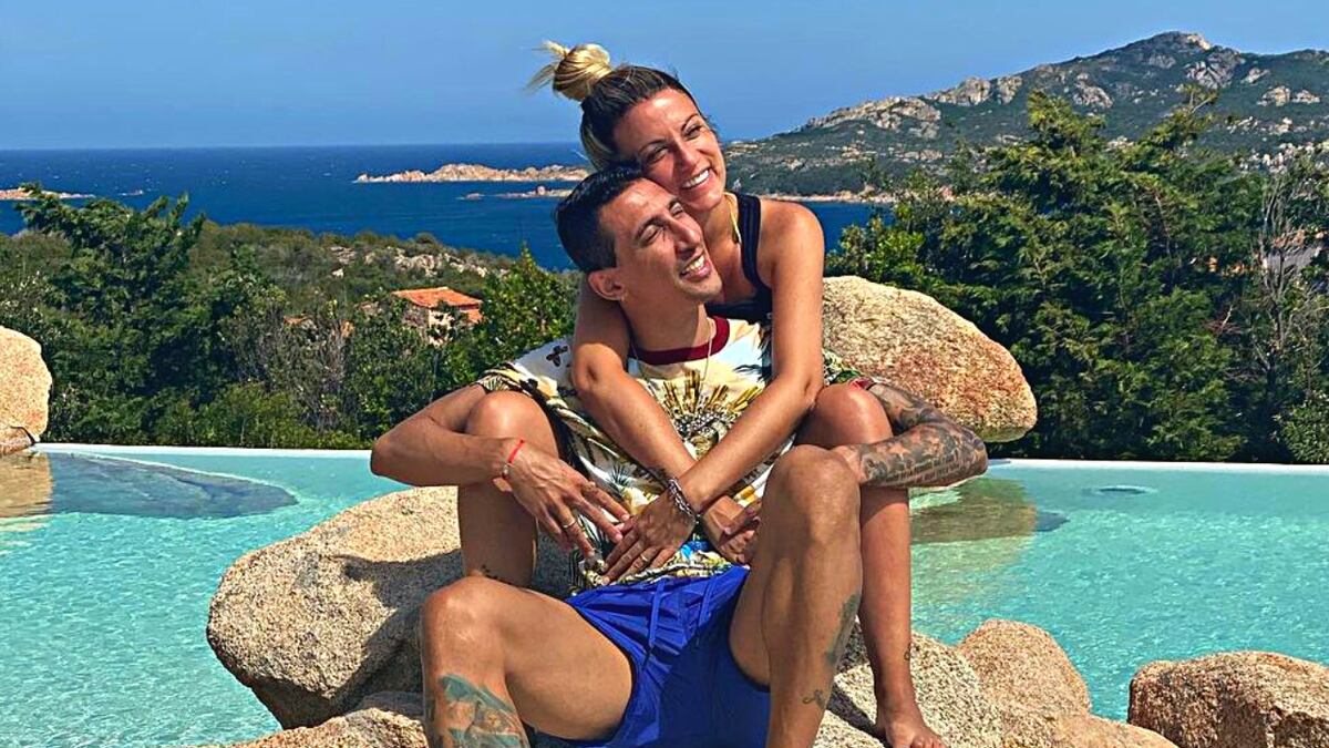 Enamorada es poco: la esposa de Ángel Di María subió una foto y le dedicó un piropo al jugador